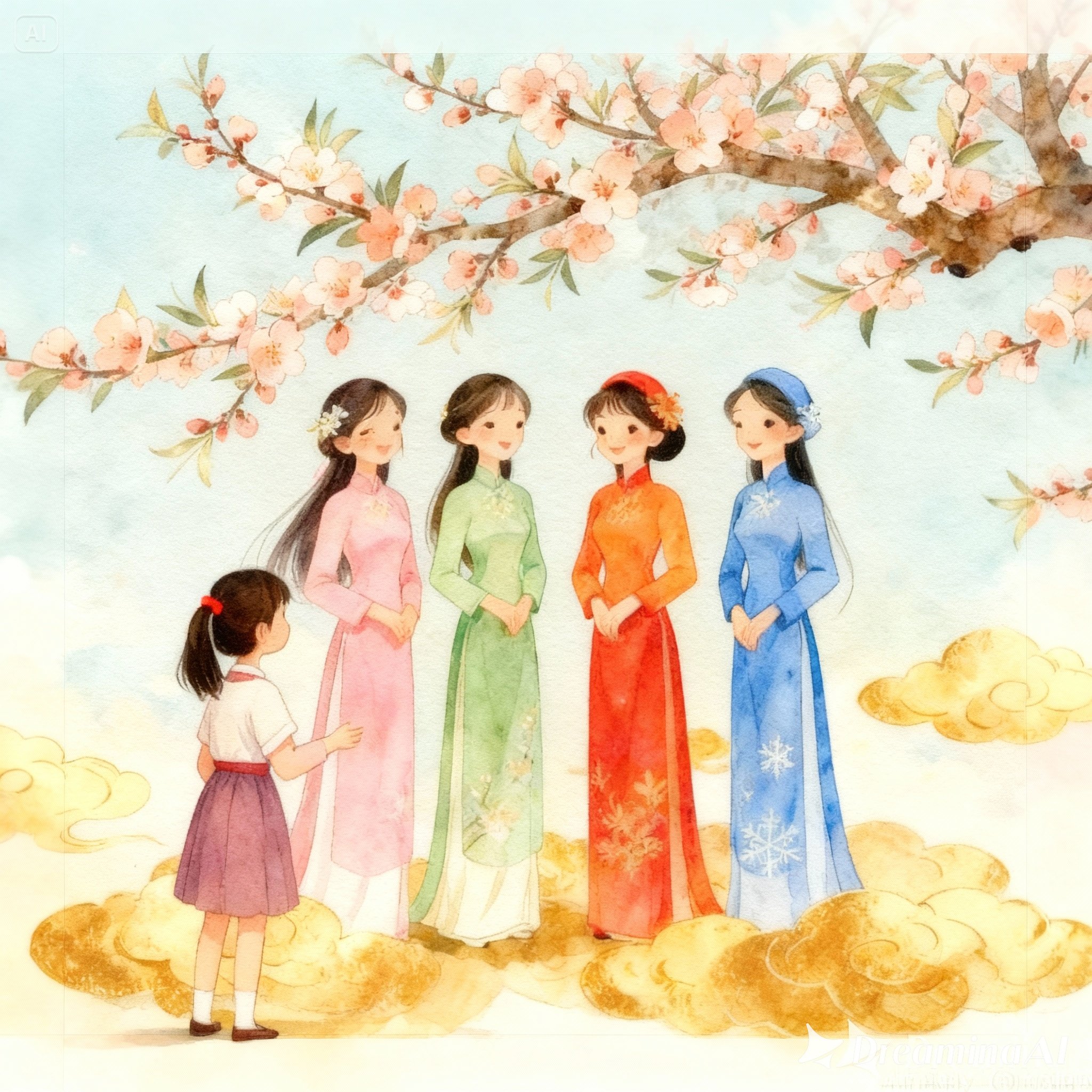 Nếu được gặp bốn nàng tiên, em sẽ nói gì để các nàng hiểu rằng mùa nào cũng quan trọng?